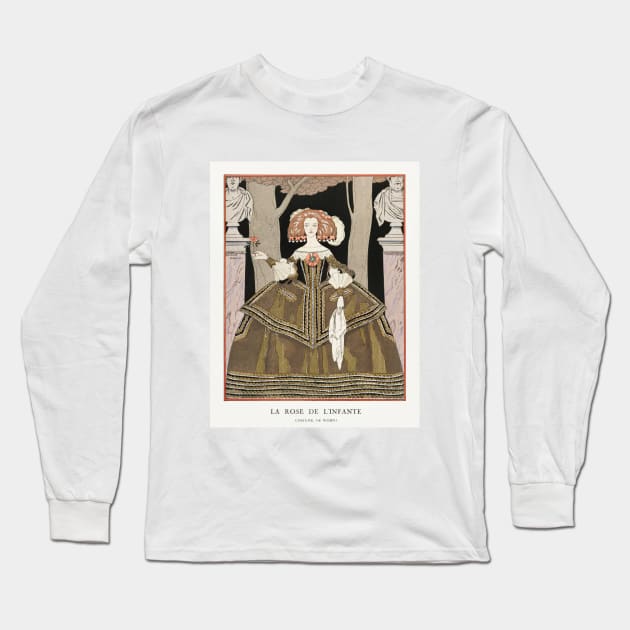 Gazette du Bon Ton (1924) Long Sleeve T-Shirt by WAITE-SMITH VINTAGE ART